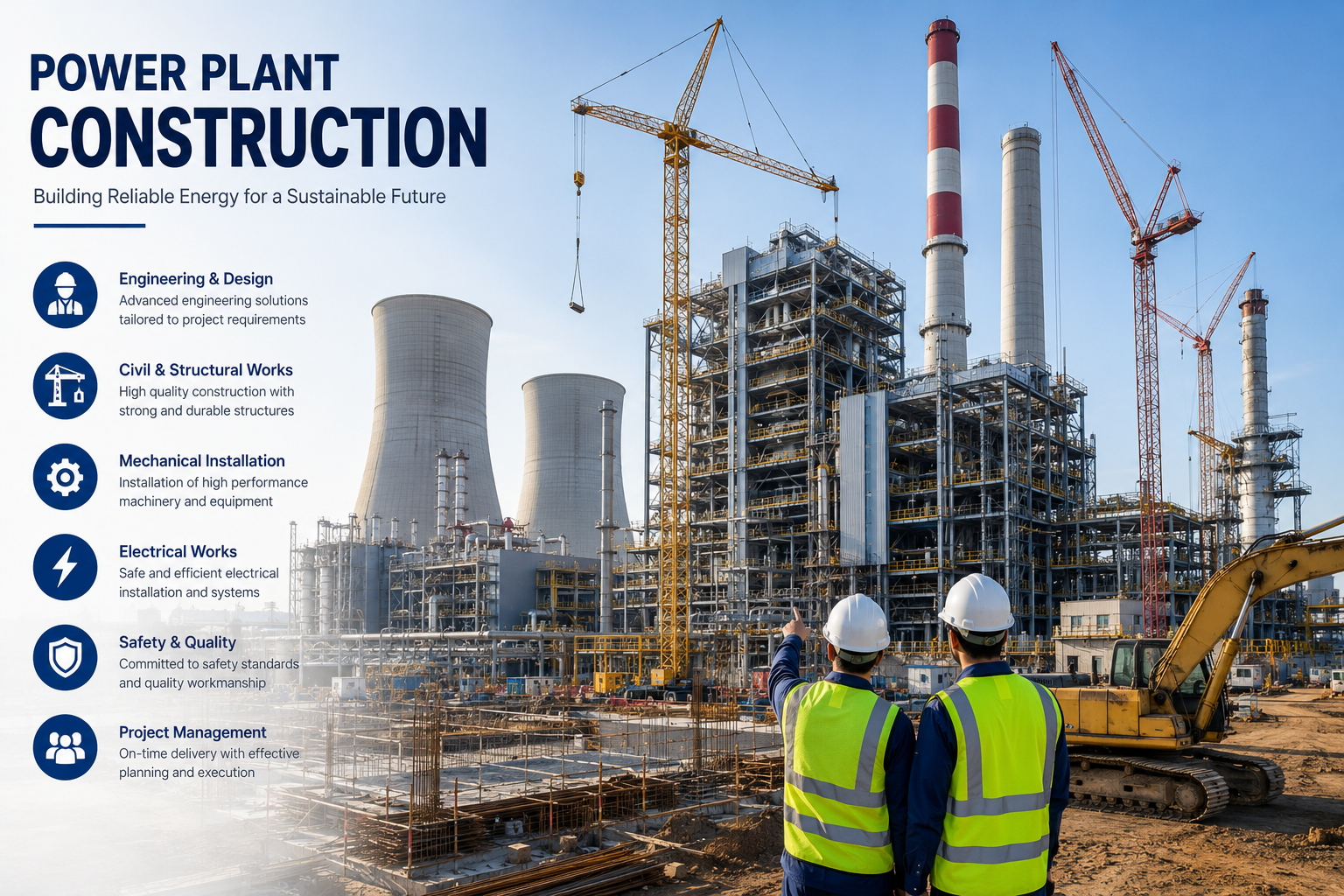 Power plant construction